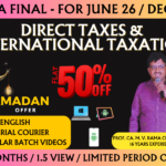 CMA FINAL DIRECT TAXES REGULAR || CC963