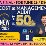 CMA FINAL COST AND MANAGEMENT AUDIT REGULAR (CMA) || CC965
