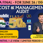 CMA FINAL COST AND MANAGEMENT AUDIT REGULAR (CMA) || CC965