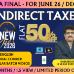 CMA FINAL INDIRECT TAX LAWS REGULAR (IDLP) || CC967