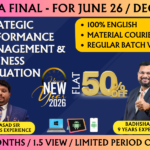 CMA FINAL STRATEGIC PERFORMANCE MANAGEMENT & BUSINESS VALUATION REGULAR (SPMBV) || CC968