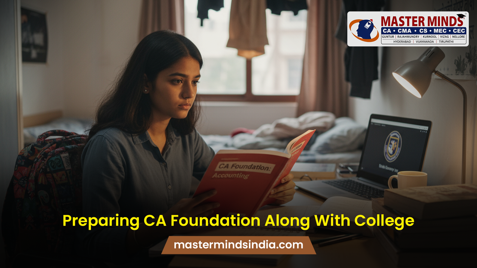 Preparing CA Foundation Along With College