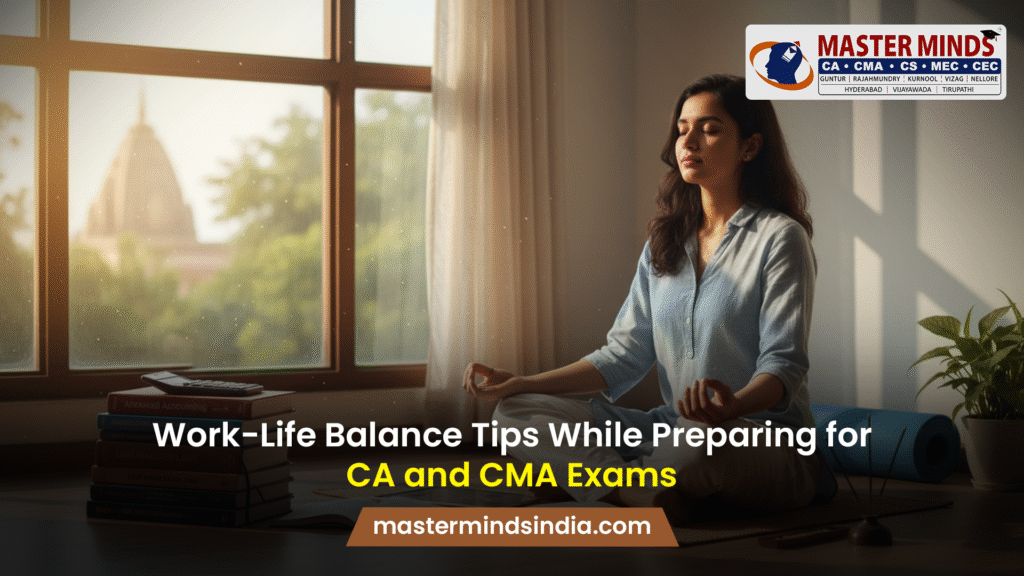Work-Life Balance Tips While Preparing for CA and CMA ExamsWork-Life Balance Tips While Preparing for CA and CMA Exams