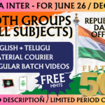 CMA INTER BOTH GROUPS REGULAR || CC711