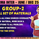 CMA INTER GROUP 2 MATERIALS || CC782