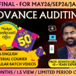 CA FINAL ADVANCED AUDITING REGULAR || CC822
