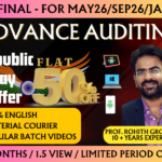 CA FINAL ADVANCED AUDITING REGULAR || CC822