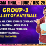 CMA FINAL MATERIALS GROUP 3 || CC951