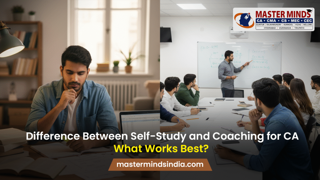 Difference Between Self-Study and Coaching for CA