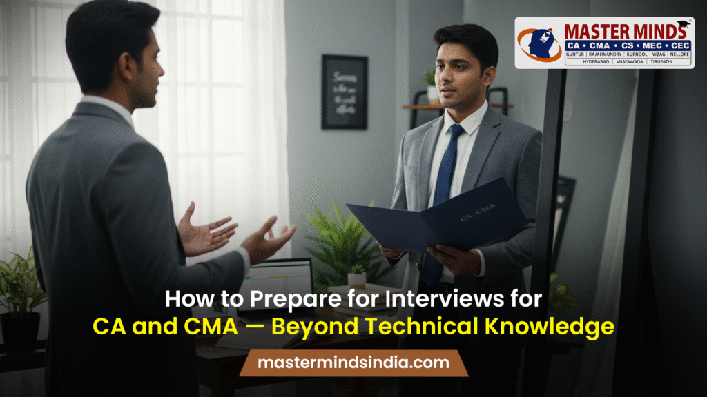 How to Prepare for Interviews for CA and CMA — Beyond Technical Knowledge