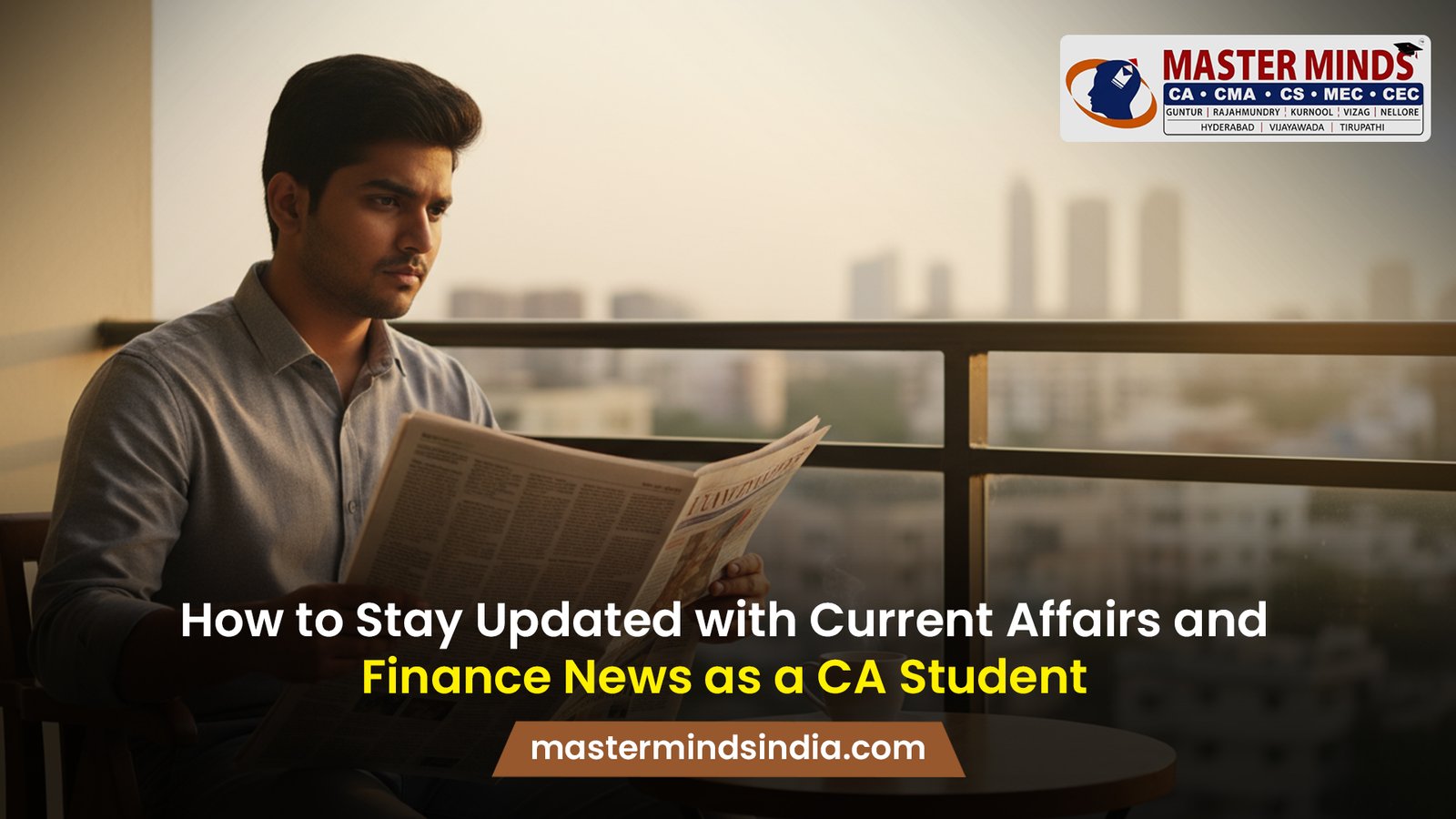 How to Stay Updated with Current Affairs and Finance News as a CA Student