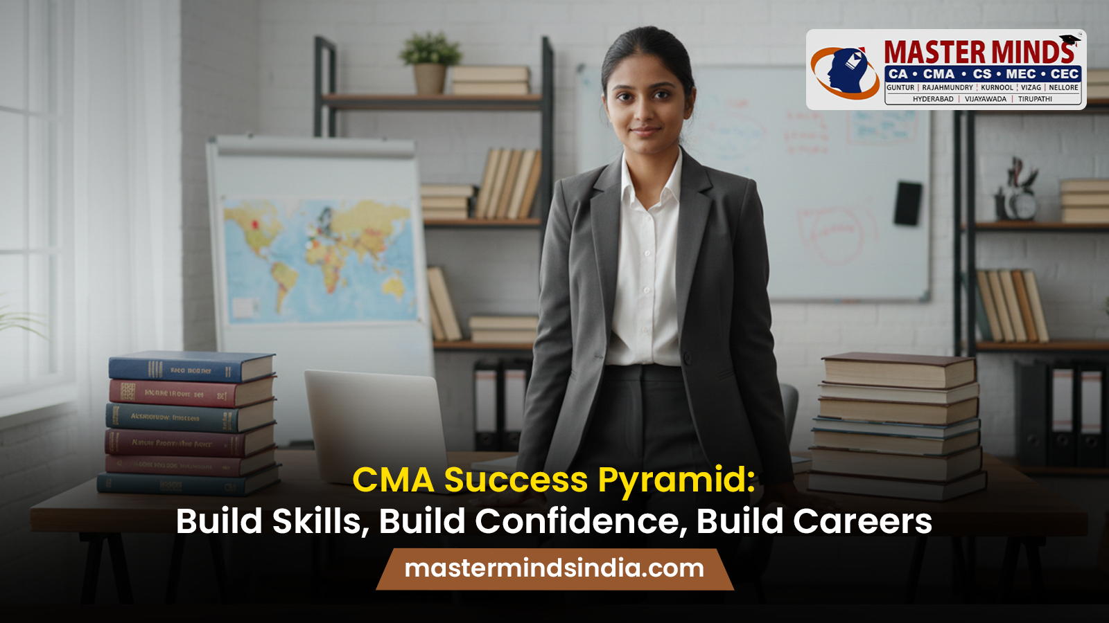 CMA Success Pyramid Build Skills, Build Confidence, Build Careers