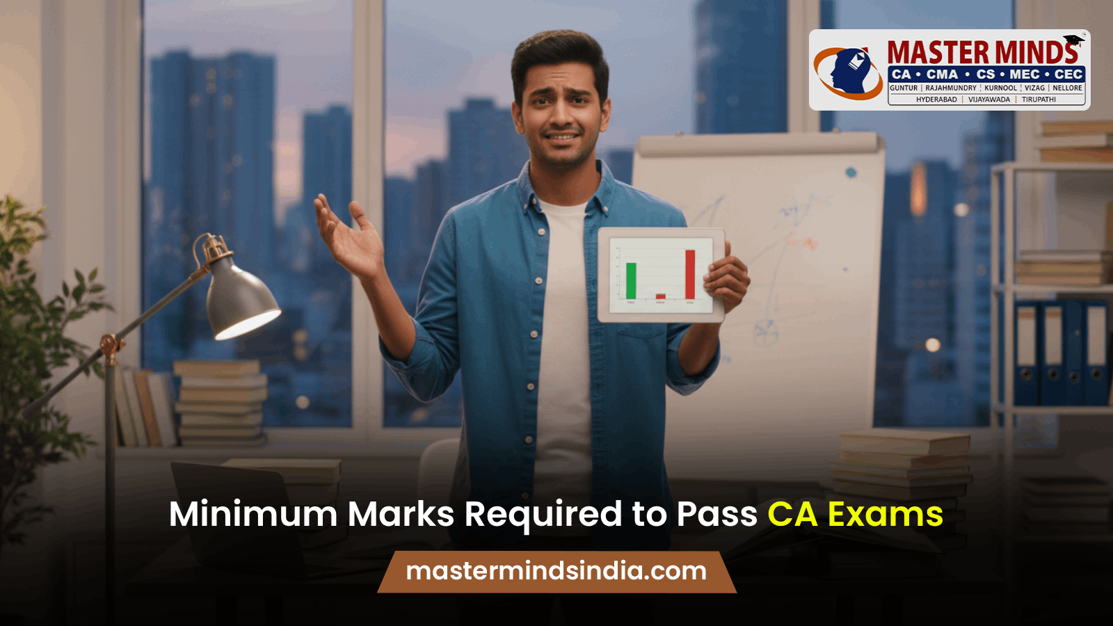 Minimum Marks Required to Pass CA Exams