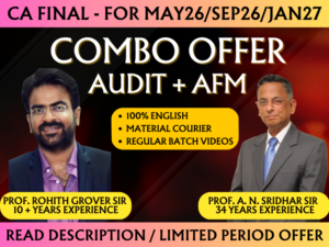 CA FINAL AFM + AUDIT COMBO || CC819