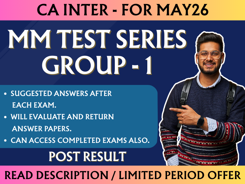 CC652 CA INTER POST RESULTS REVISION EXAMS GROUP 1 MMTS || CC662 - Image 1