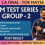 CA FINAL REVISION EXAMS POST RESULTS GROUP 2 MMTS || CC848