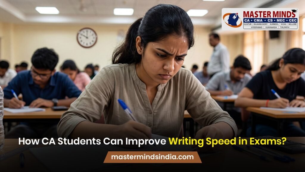 How CA Students Can Improve Writing Speed in Exams