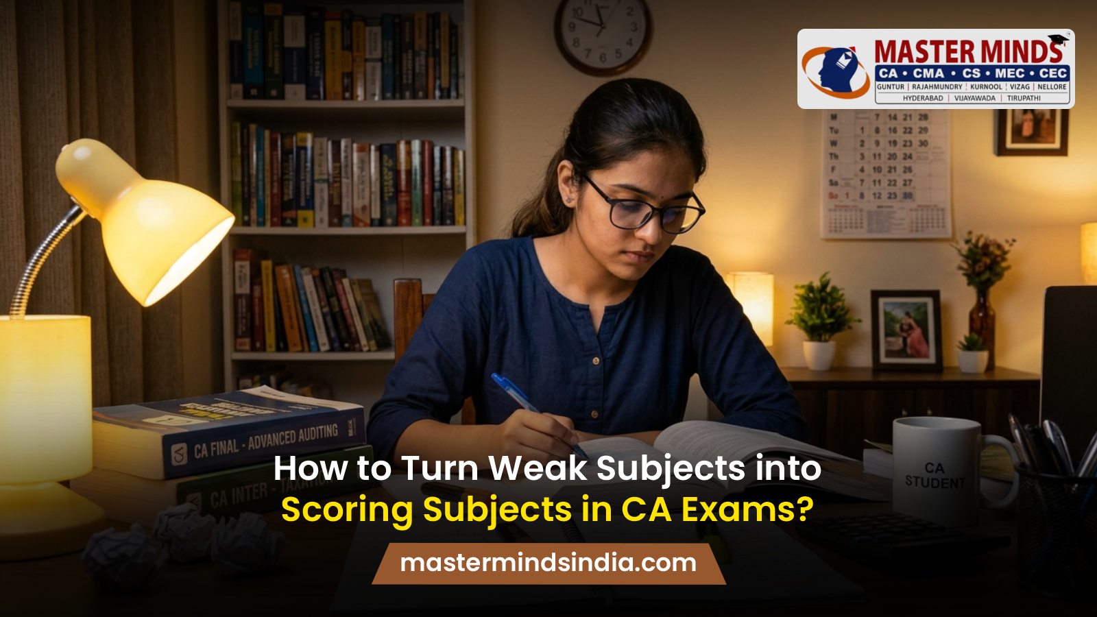 How to Turn Weak Subjects into Scoring Subjects in CA Exams