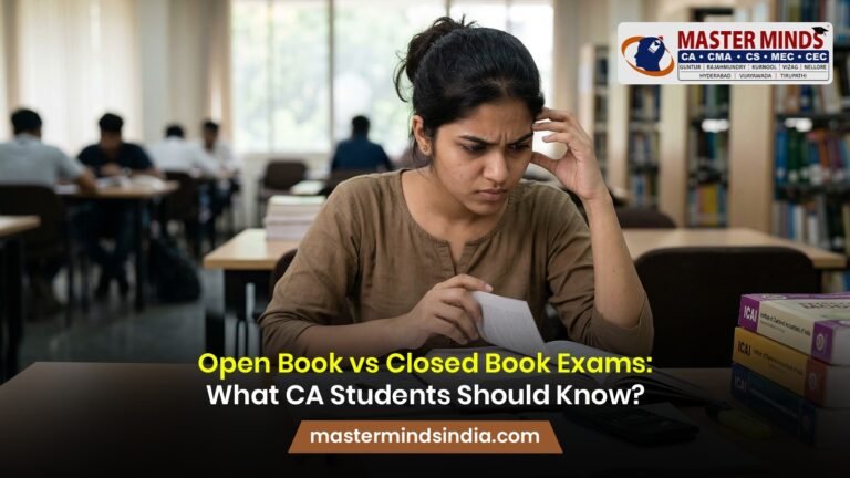 Open Book vs Closed Book Exams: What CA Students Should Know?