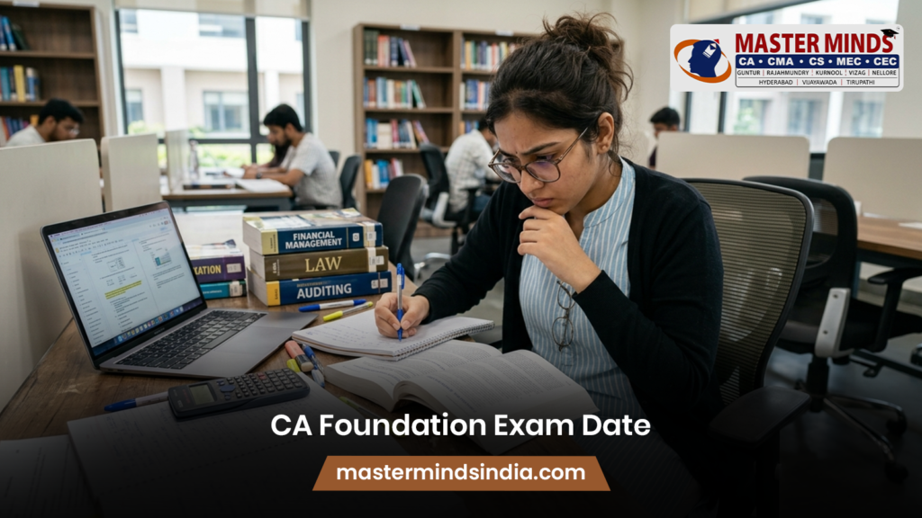 CA Foundation Exam Date