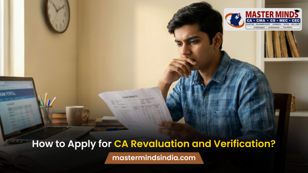 How to Apply for CA Revaluation and Verification