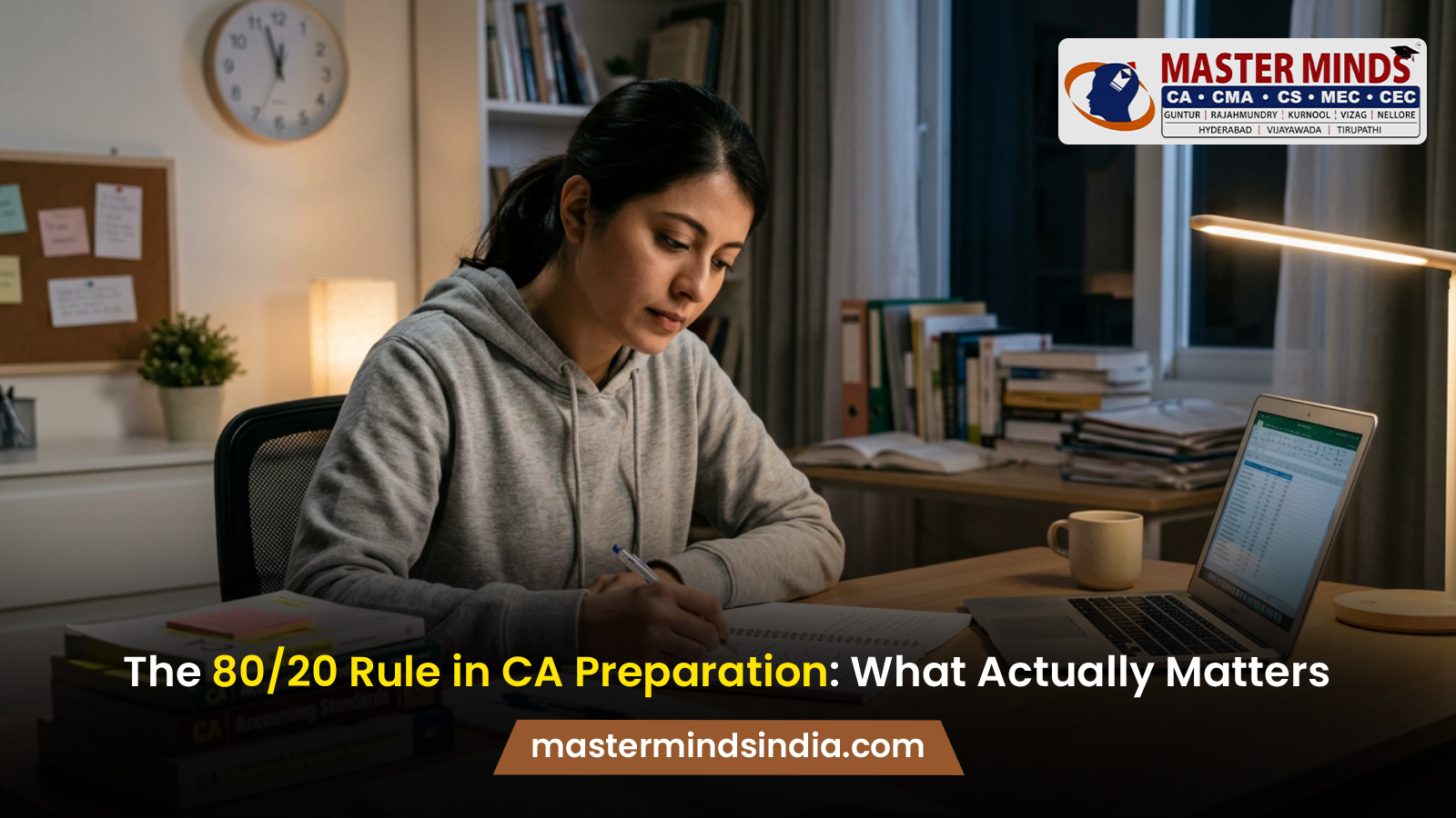 The 80/20 Rule in CA Preparation What Actually Matters