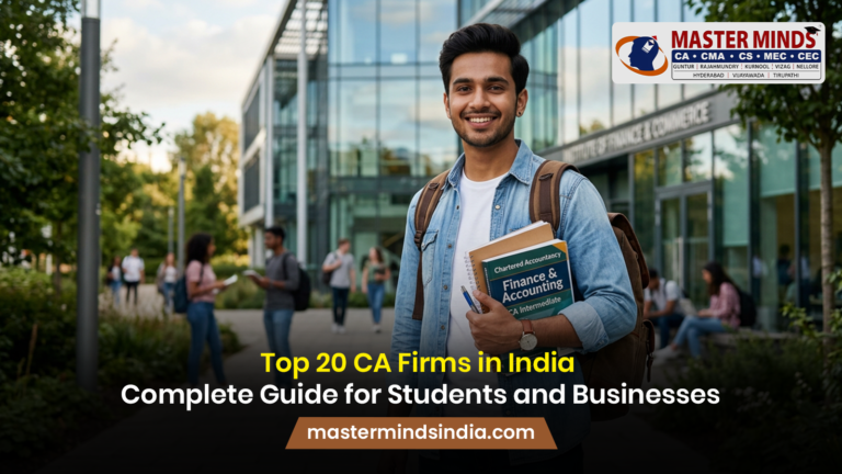 Top 20 CA Firms in India – Complete Guide for Students and Businesses