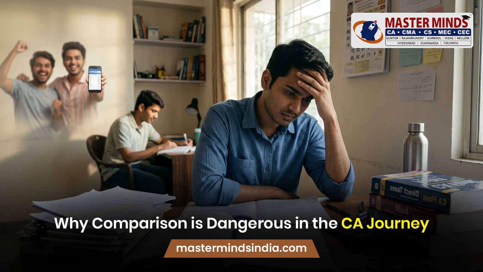 Why Comparison is Dangerous in the CA Journey
