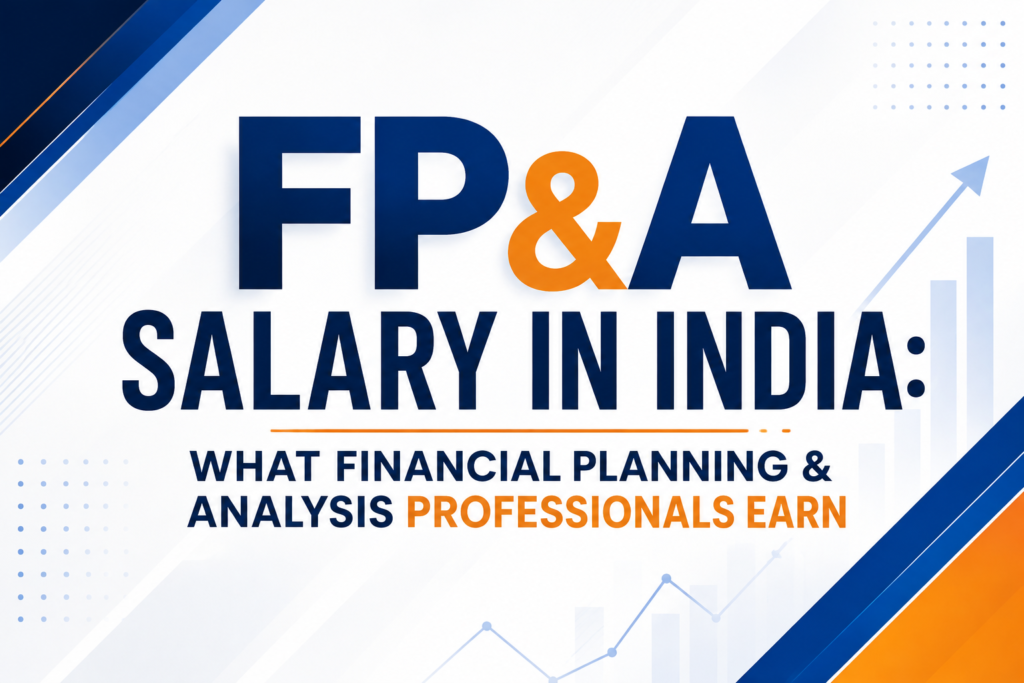 FP&A salary in India