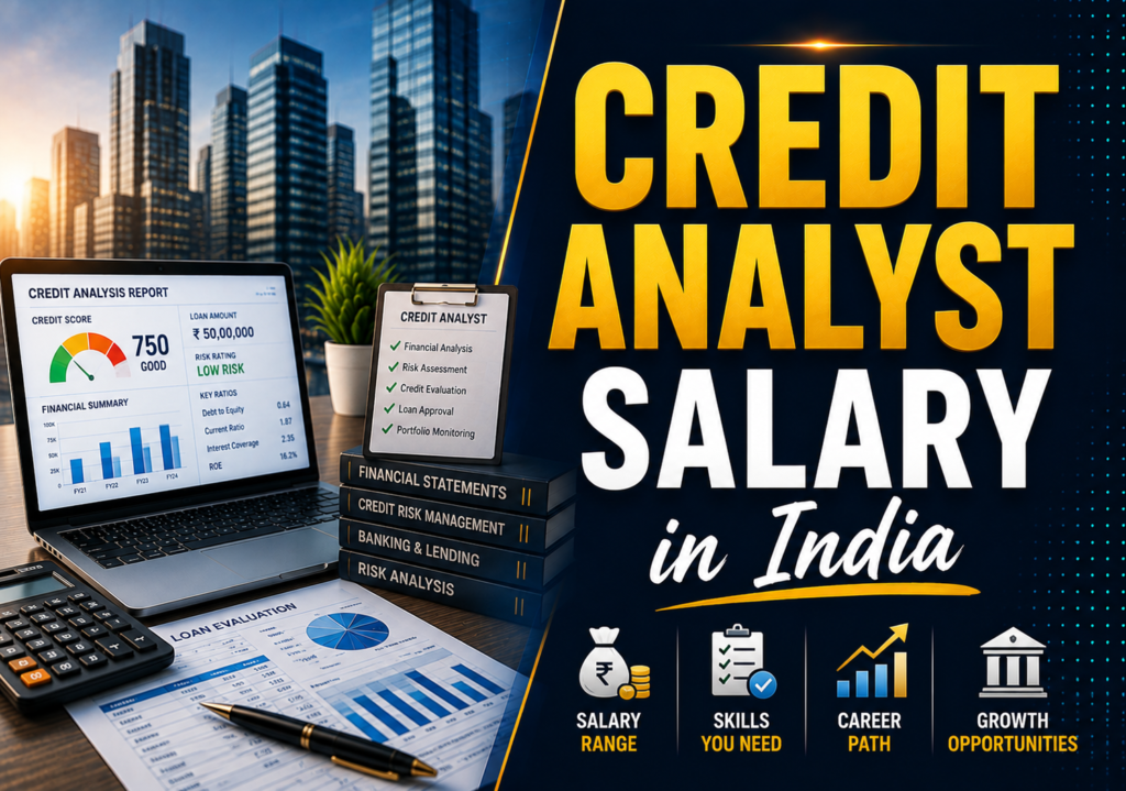 Credit analyst salary in India