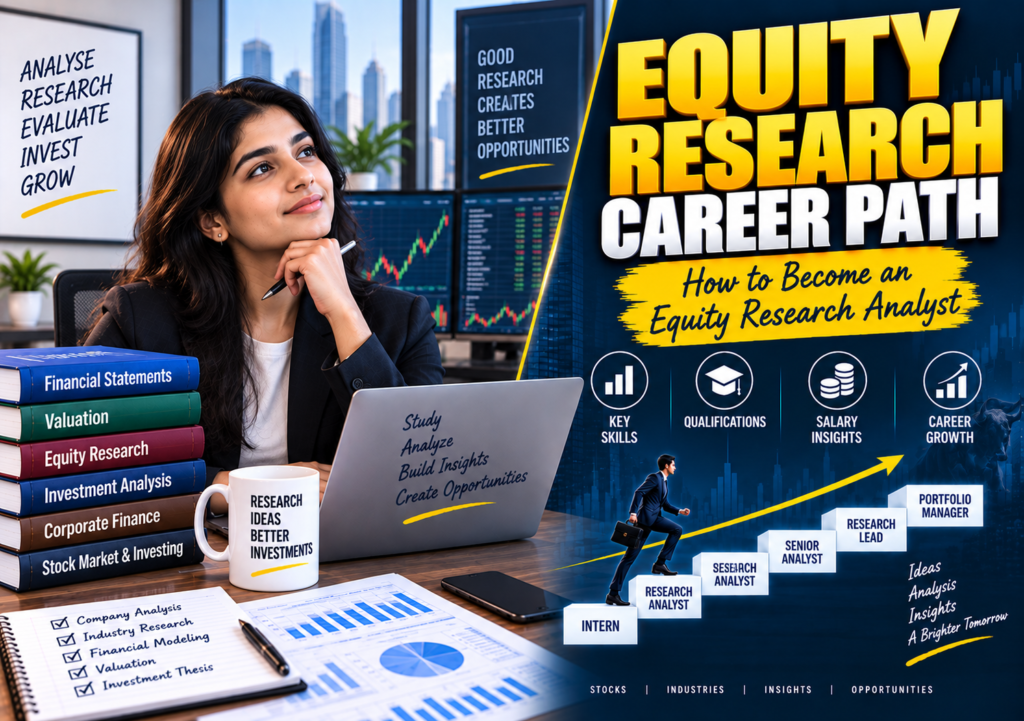 Equity Research Career Path Infographic