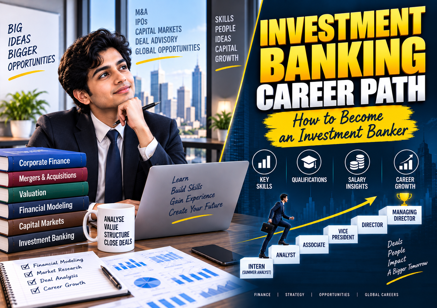 Investment Banking Career Path Infographic